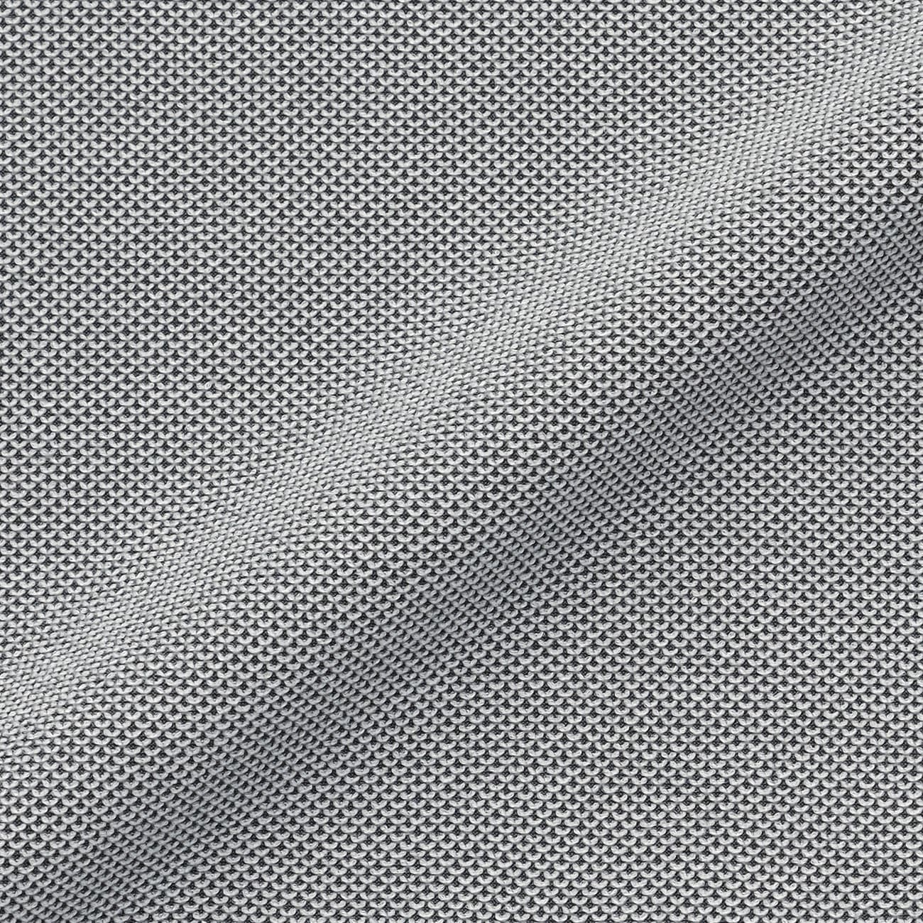 Leno Weave Spread Collar Pullover Polo Shirt - Gray - Image 10