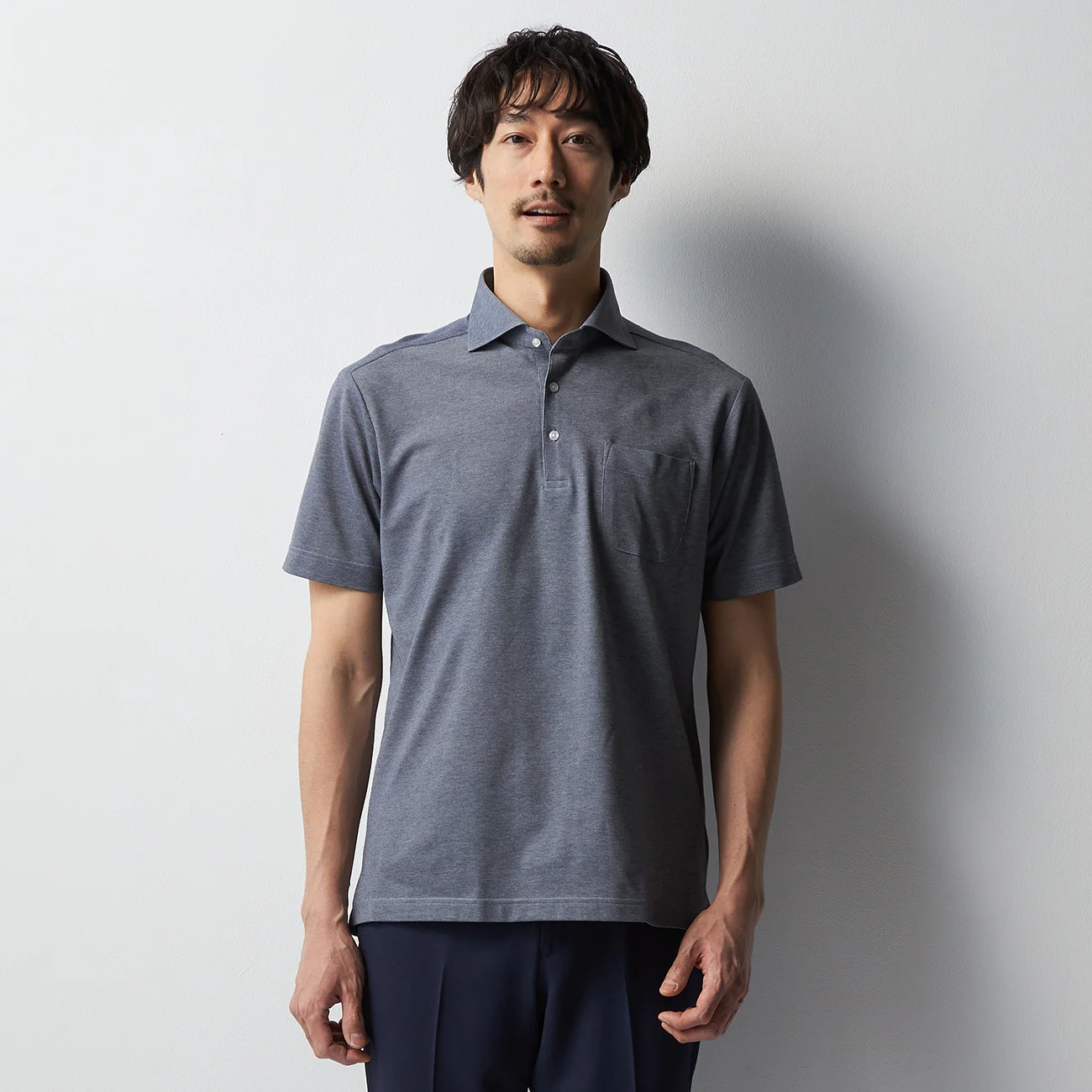 Spread Collar Polo Shirt - Image 26