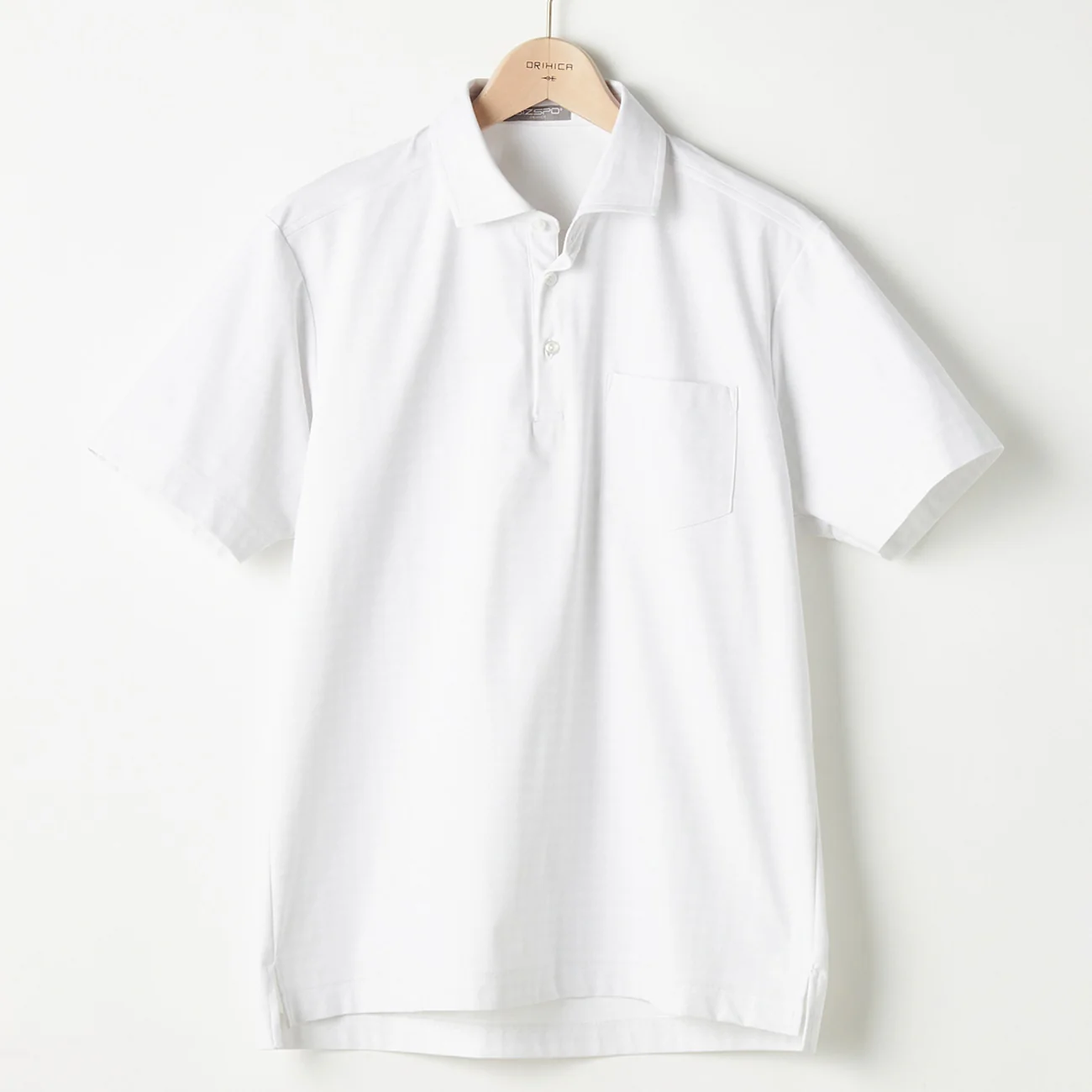BIZSPO Printed Polo Shirt - White - Image 2