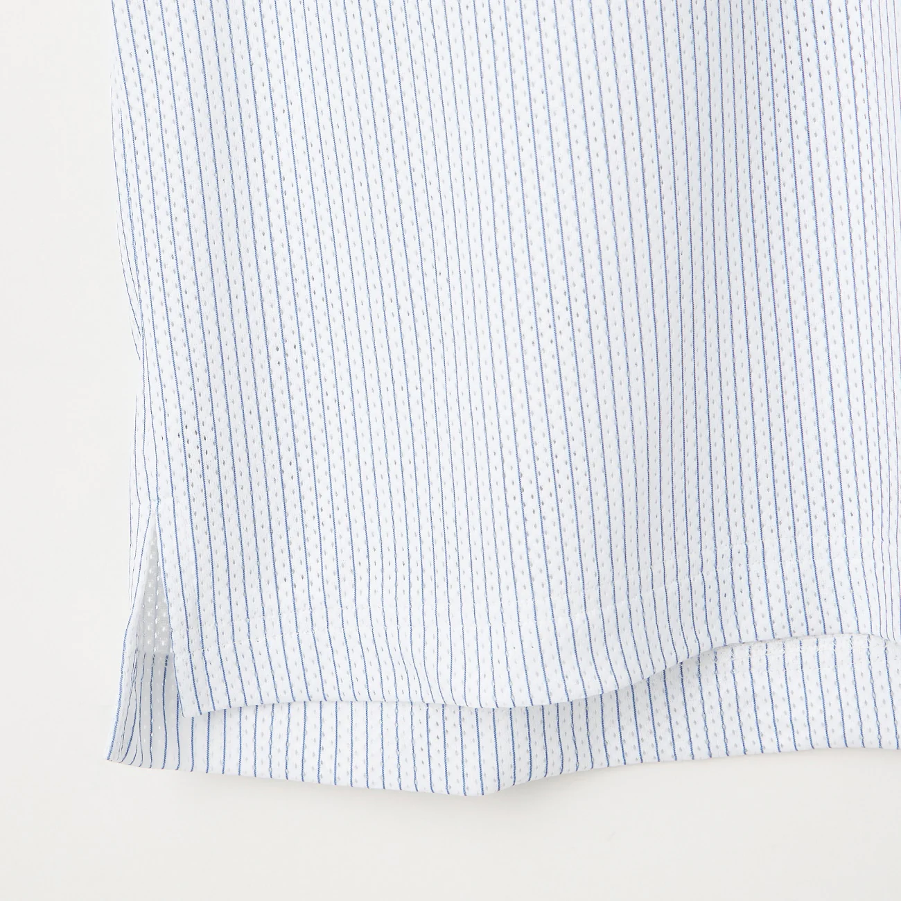 BIZSPO Striped Mesh Pullover Polo Shirt - Image 10