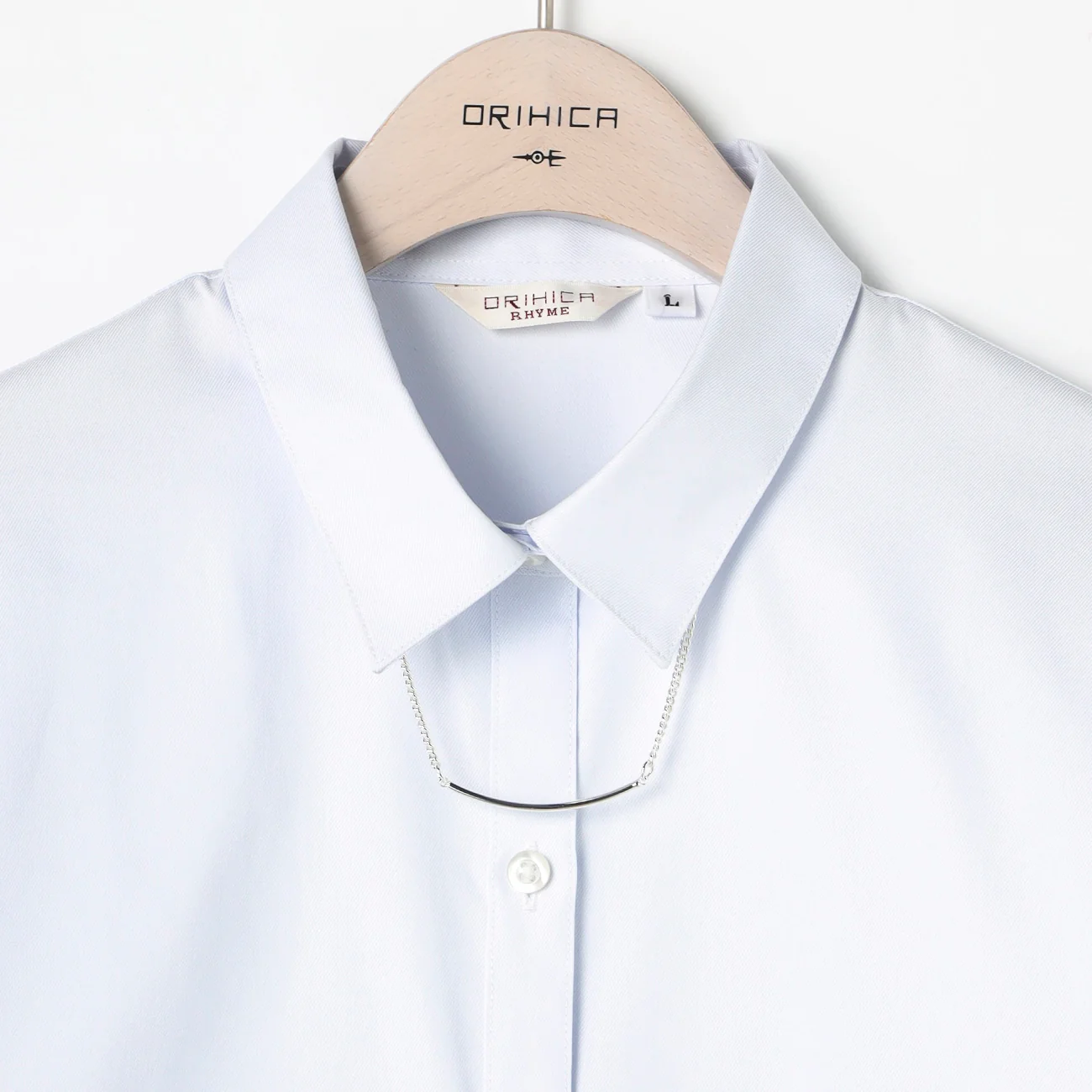 3-Way Point Collar Shirt - Blue - Image 3