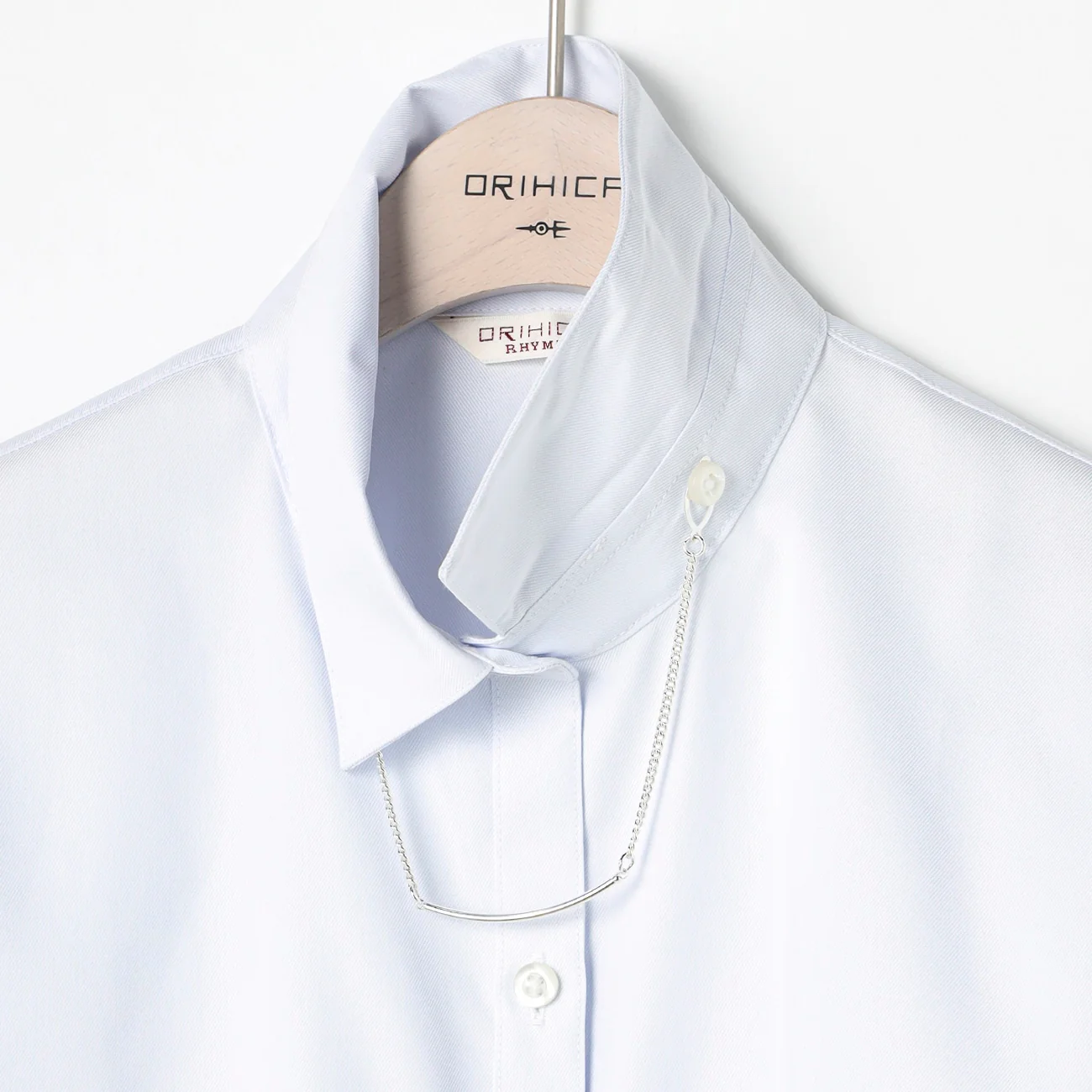3-Way Point Collar Shirt - Blue - Image 4