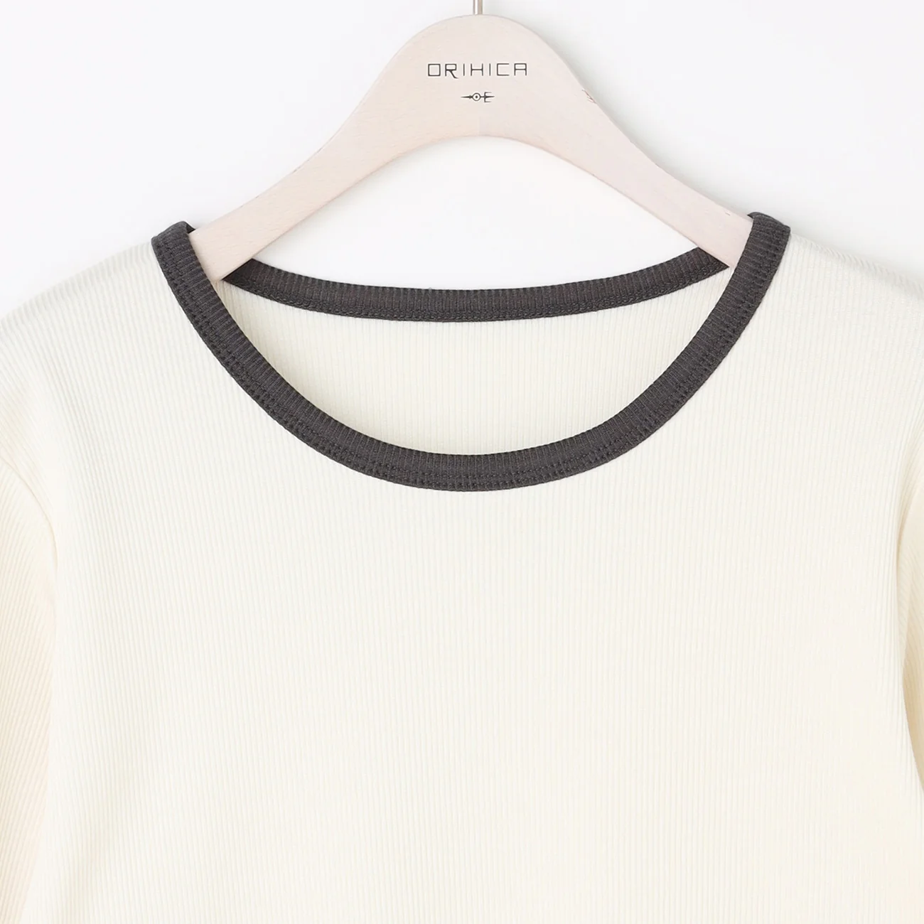 Color-Block Ribbed Knit Top - Image 3