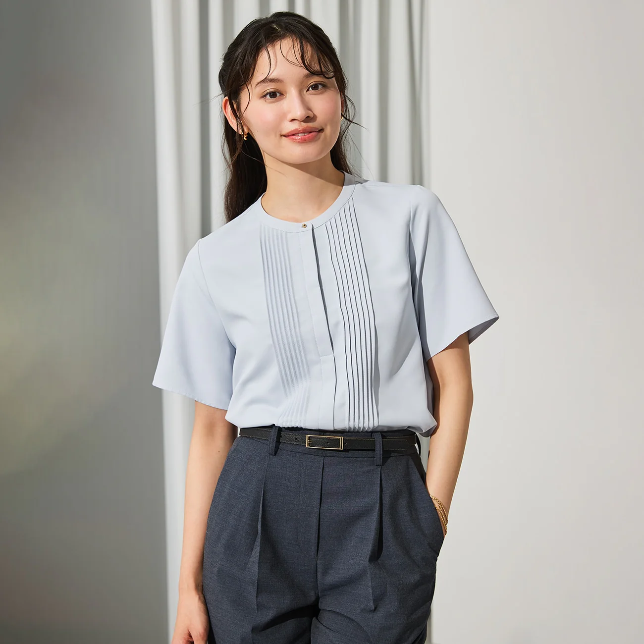 VEIL Pintuck Blouse - Image 21