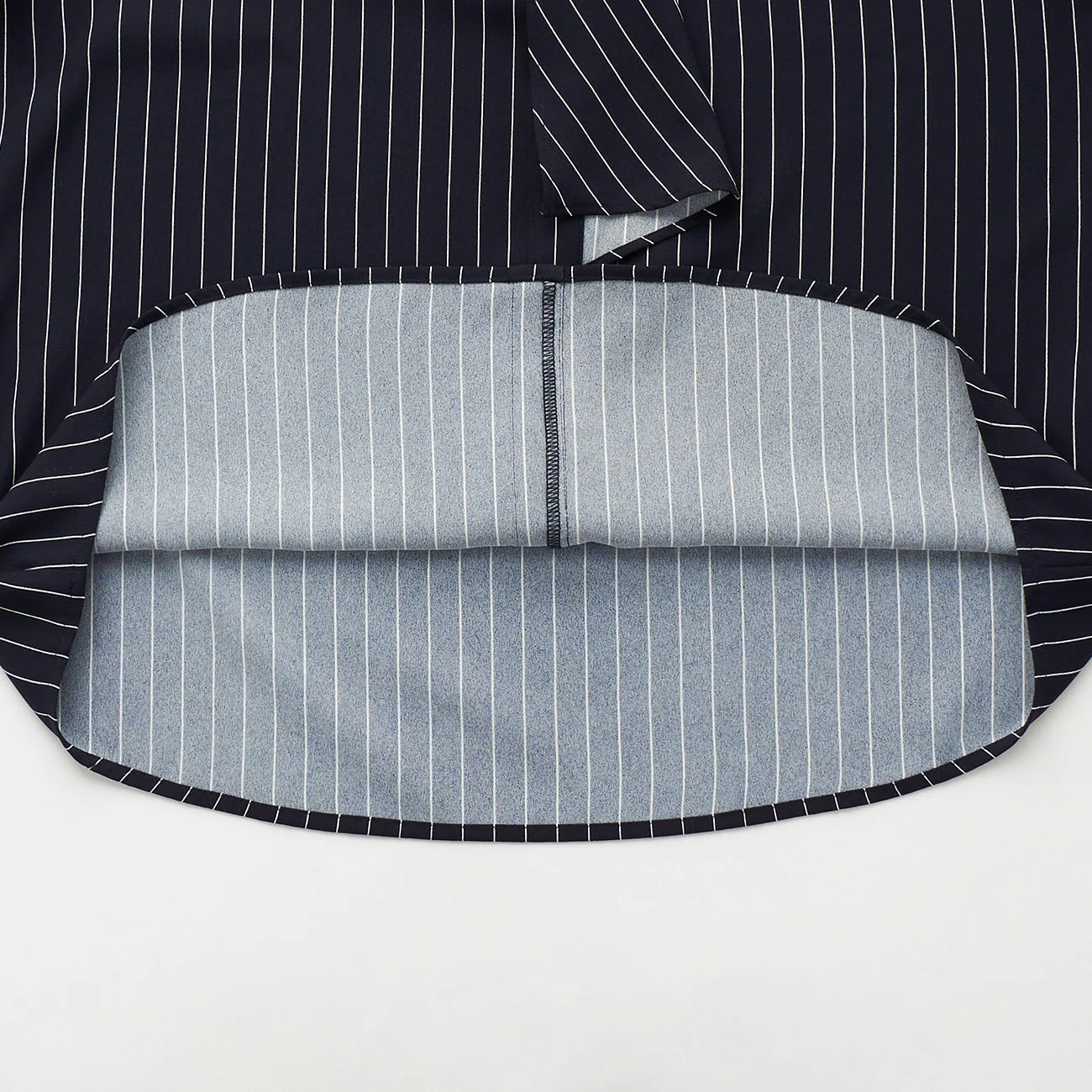 Stripe Ruffle Bowtie Blouse - Image 5