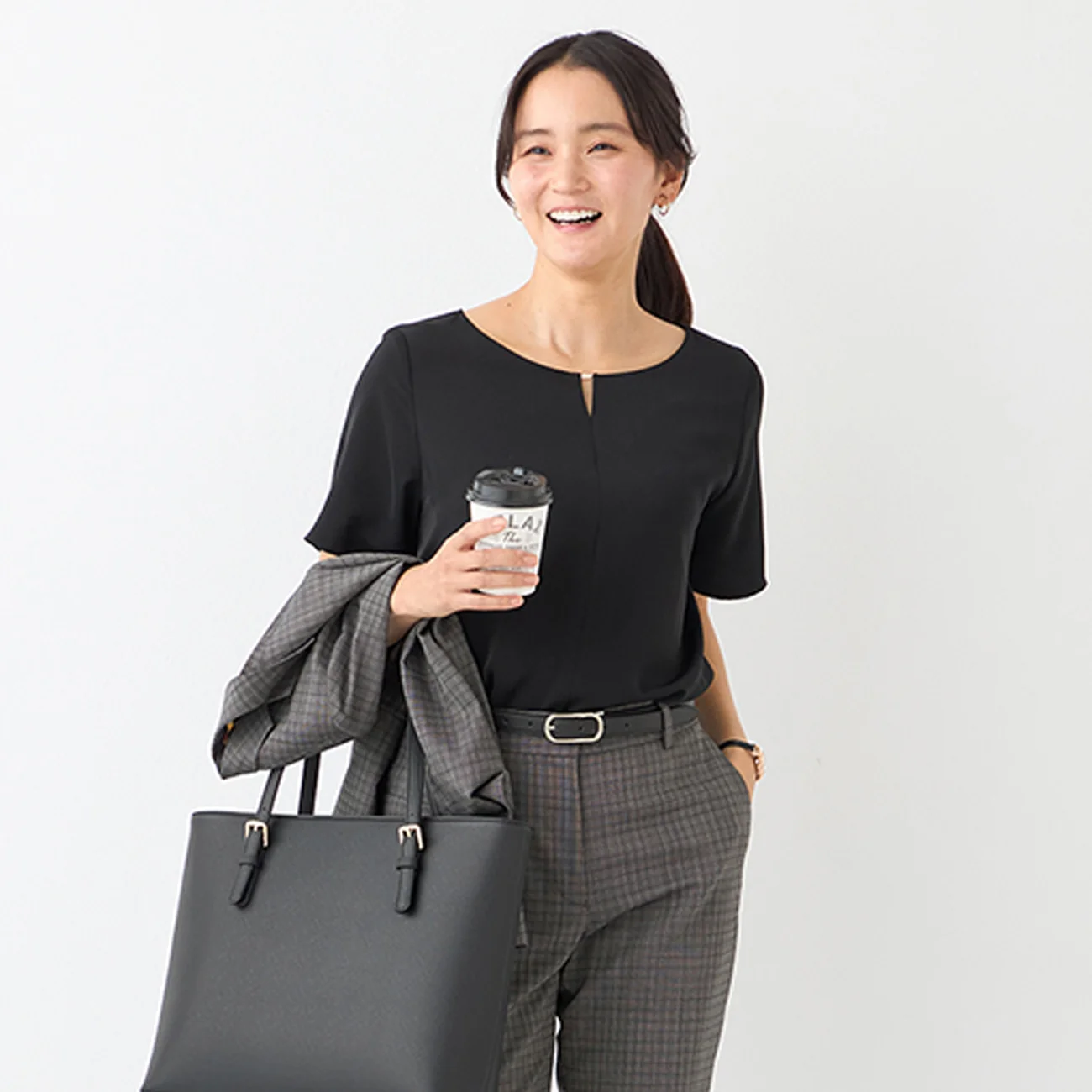 Tucked Blouse with Metal Accessory - Image 10