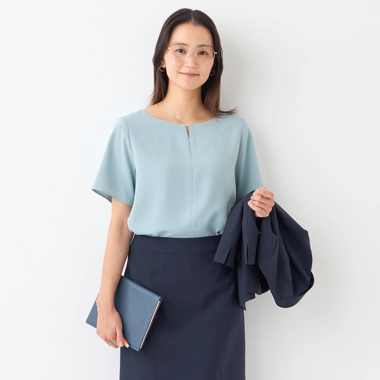 Tucked Blouse with Metal Accessory - Image 26