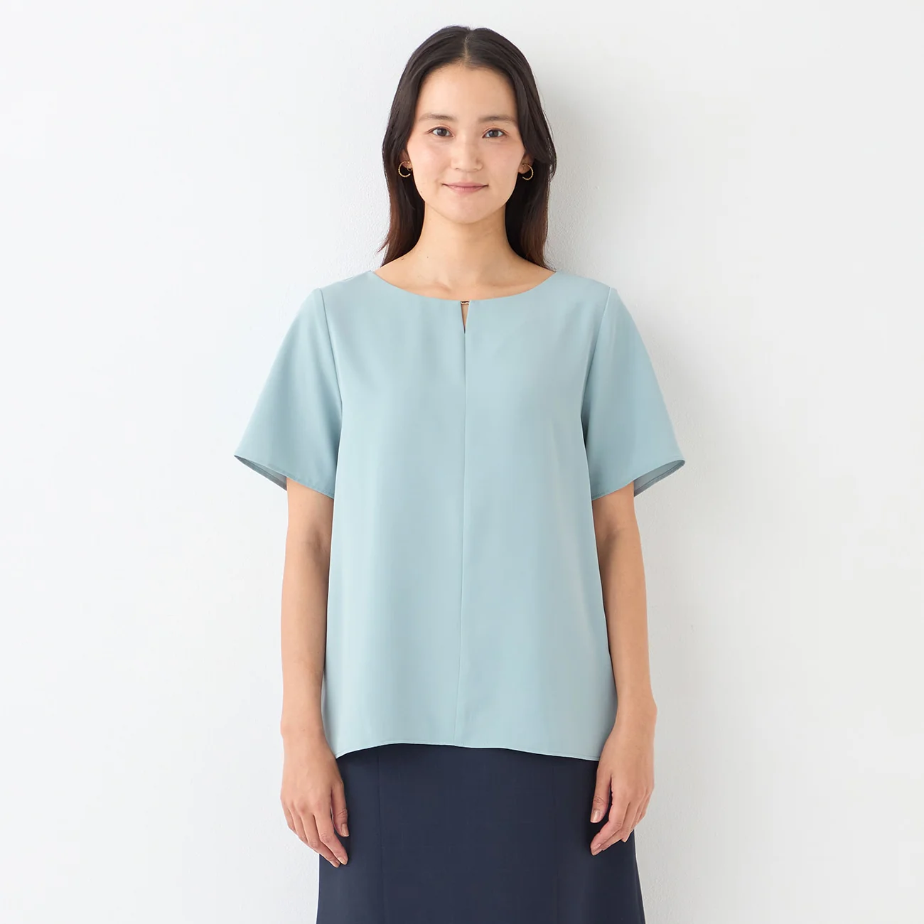 Tucked Blouse with Metal Accessory - Image 29