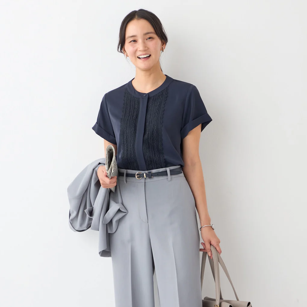 Washable Stretch Laced Blouse - Image 2