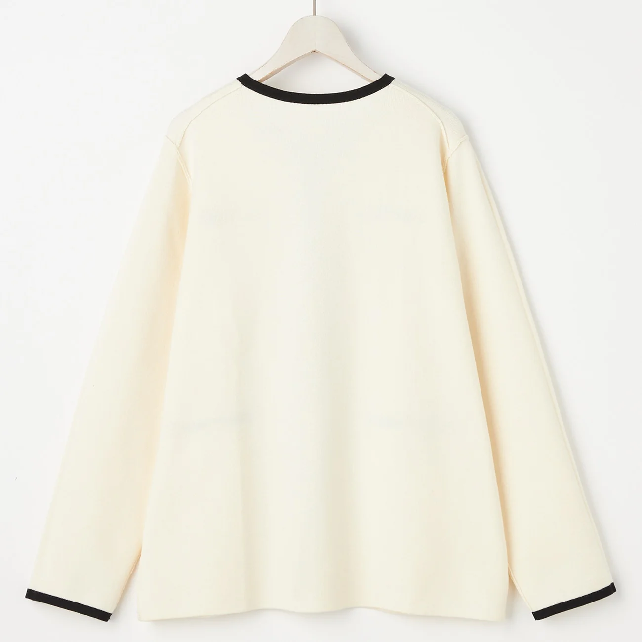 Color-block Mid-length Knit Jacket - Image 7