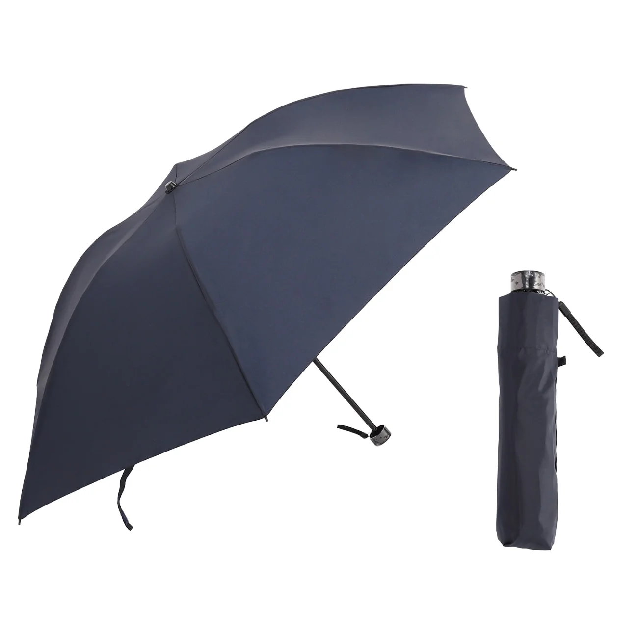 Form-Stable Folding Umbrella - Navy
