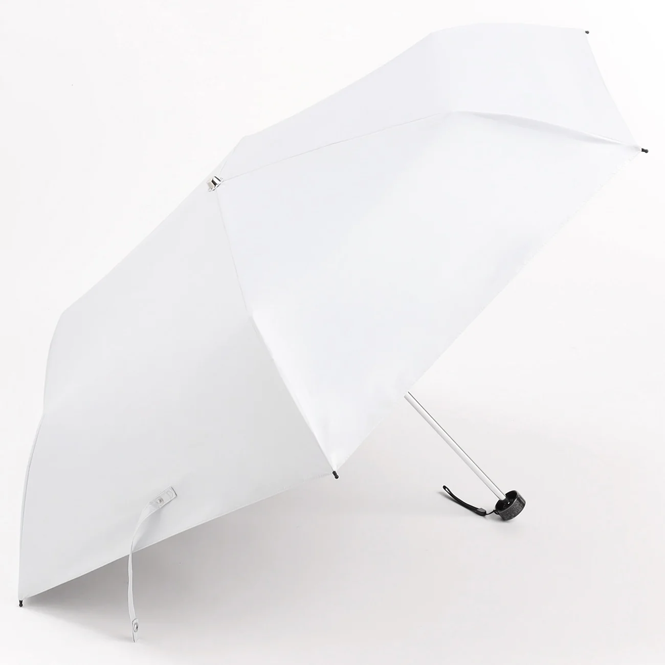 All-Weather Folding Umbrella - Light Gray - Image 2